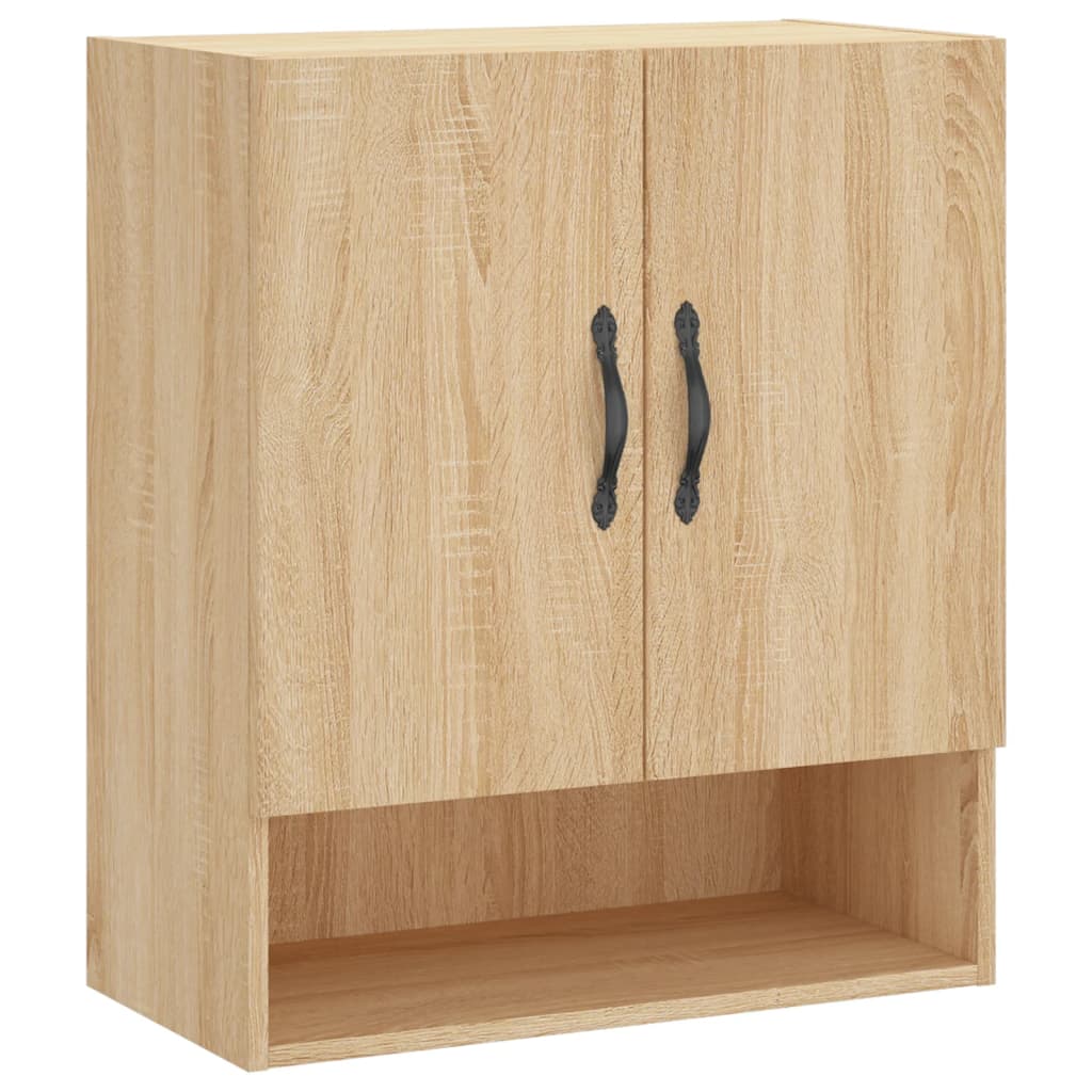 vægskab 60x31x70 cm konstrueret træ sonoma-eg