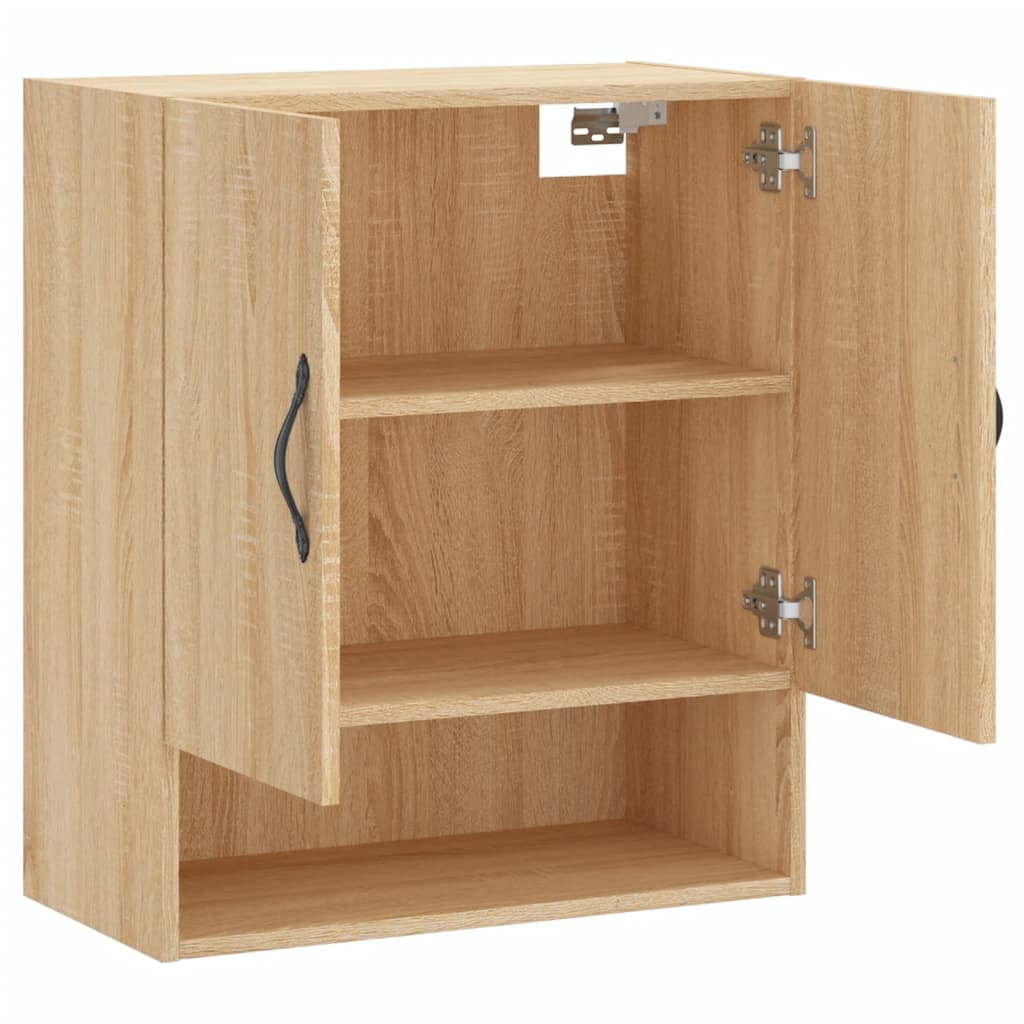 vægskab 60x31x70 cm konstrueret træ sonoma-eg