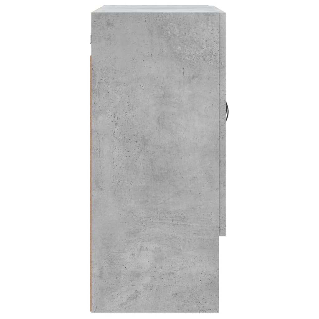 vægskab 60x31x70 cm konstrueret træ betongrå