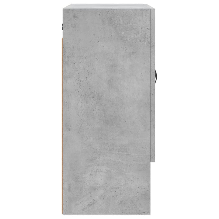 vægskab 60x31x70 cm konstrueret træ betongrå