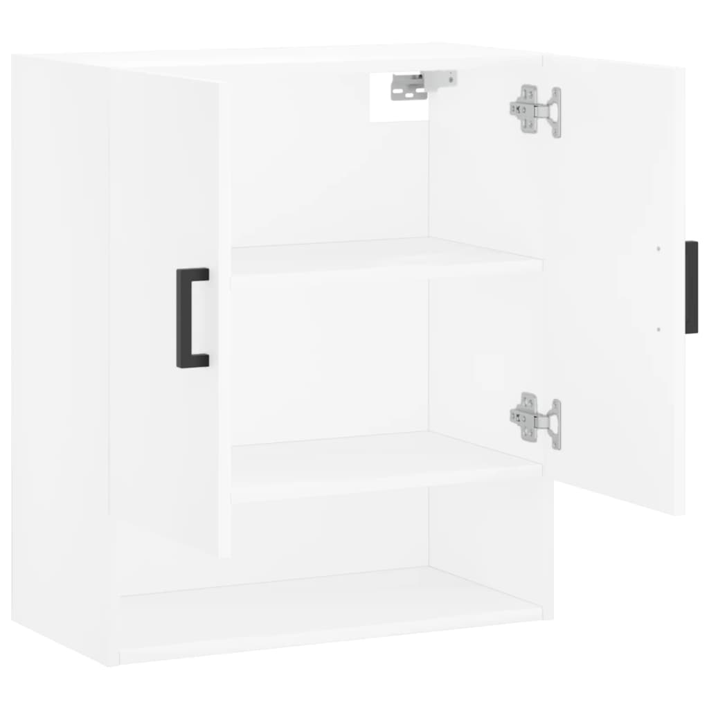 vægskab 60x31x70 cm konstrueret træ hvid