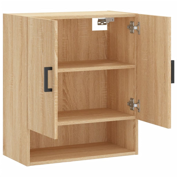 vægskab 60x31x70 cm konstrueret træ sonoma-eg