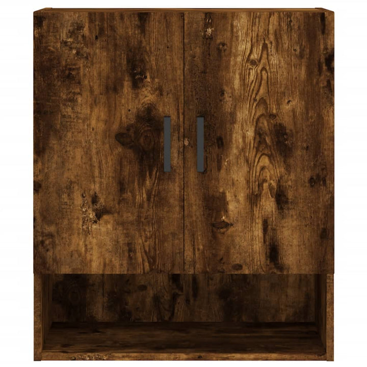 vægskab 60x31x70 cm konstrueret træ røget egetræsfarve