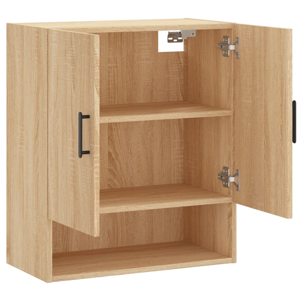 vægskab 60x31x70 cm konstrueret træ sonoma-eg