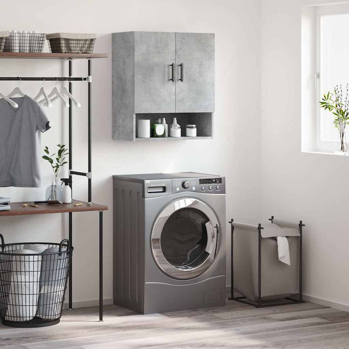 vægskab 60x31x70 cm konstrueret træ betongrå