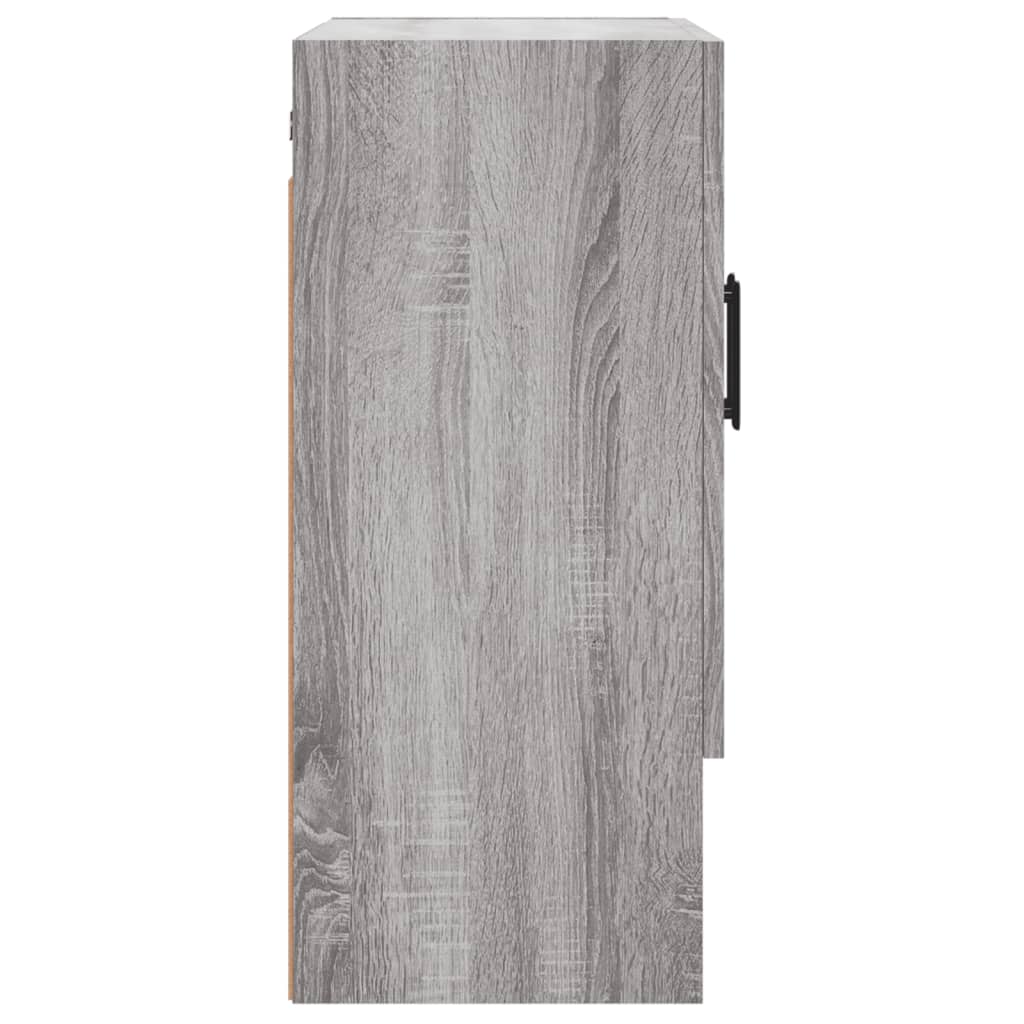 vægskab 60x31x70 cm konstrueret træ grå sonoma-eg