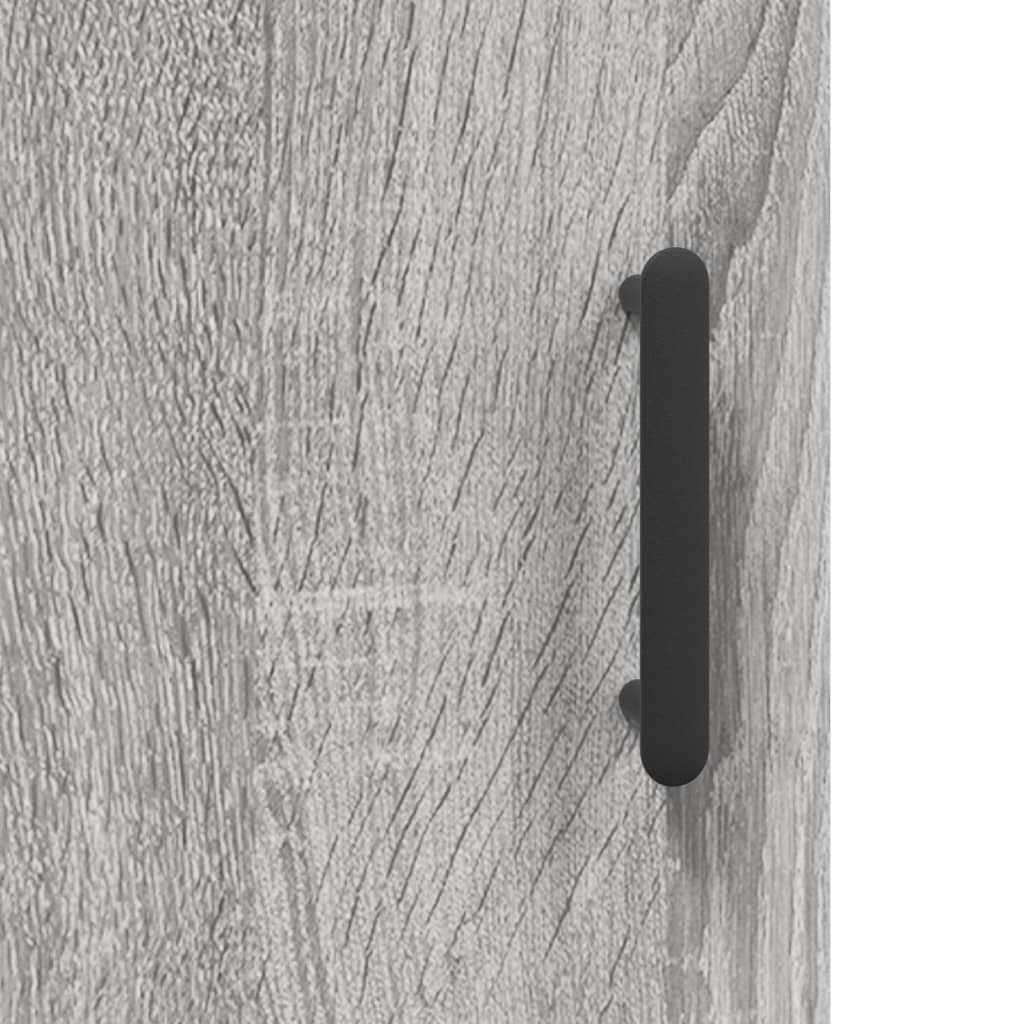 vægskab 60x31x70 cm konstrueret træ grå sonoma-eg
