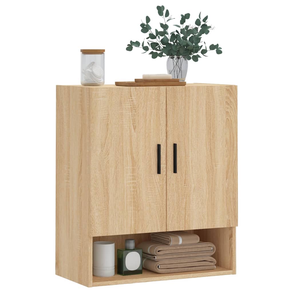 vægskab 60x31x70 cm konstrueret træ sonoma-eg