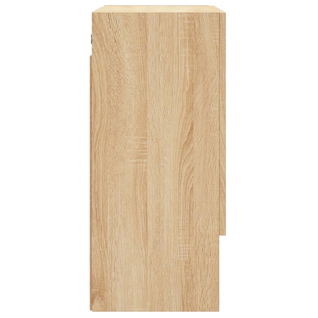 vægskab 60x31x70 cm konstrueret træ sonoma-eg
