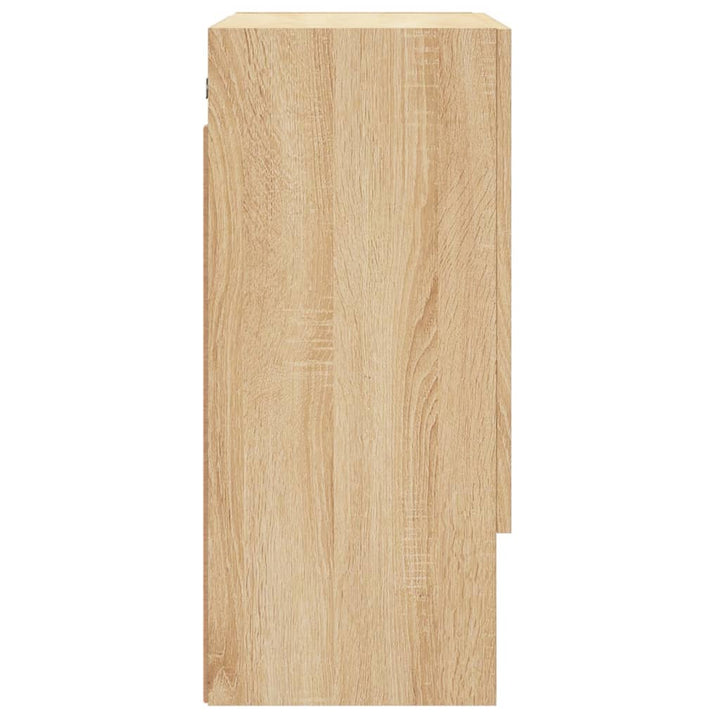 vægskab 60x31x70 cm konstrueret træ sonoma-eg