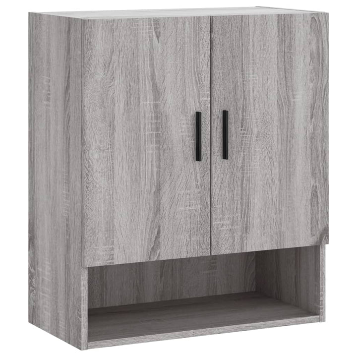 vægskab 60x31x70 cm konstrueret træ grå sonoma-eg