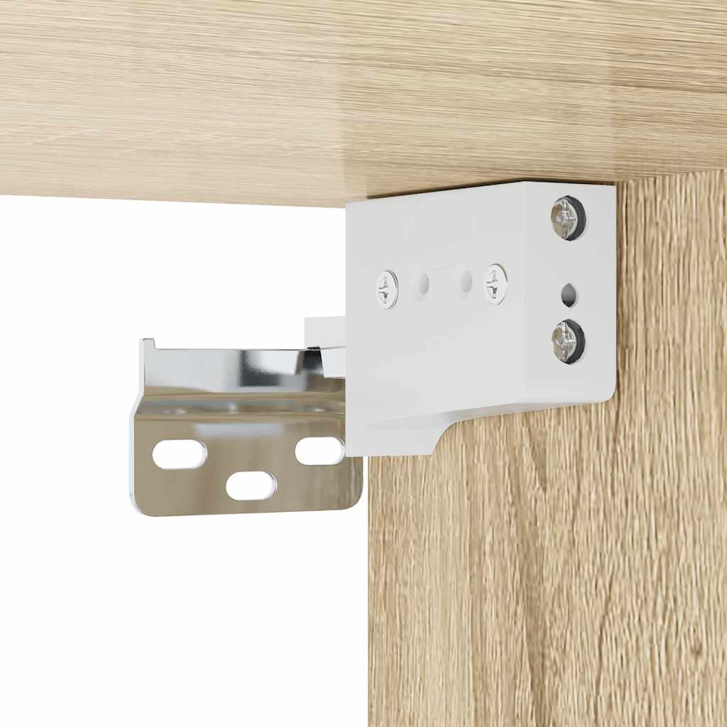 vægskab 60x31x70 cm konstrueret træ sonoma-eg