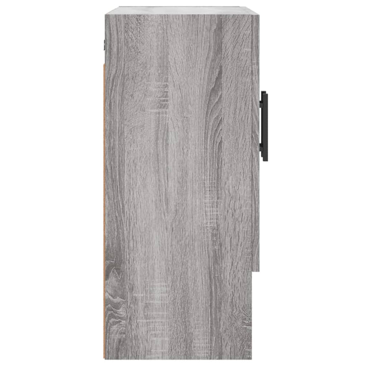 vægskab 60x31x70 cm konstrueret træ grå sonoma-eg