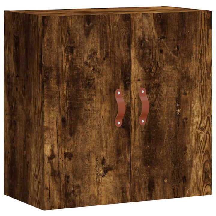 vægskab 60x31x60 cm konstrueret træ røget egetræsfarve