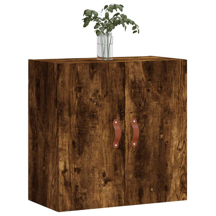 vægskab 60x31x60 cm konstrueret træ røget egetræsfarve