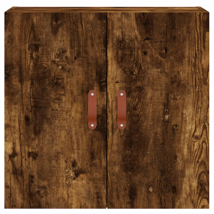 vægskab 60x31x60 cm konstrueret træ røget egetræsfarve