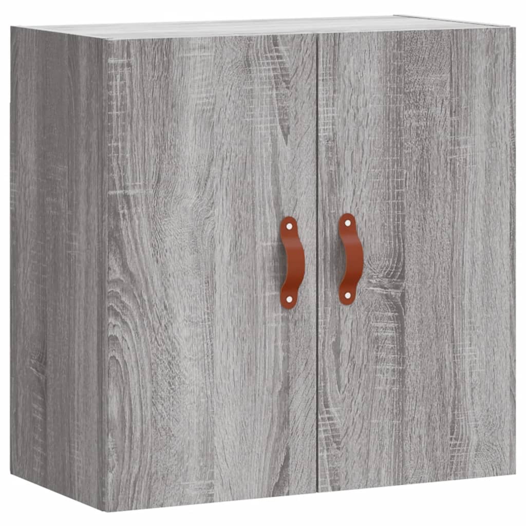 vægskab 60x31x60 cm konstrueret træ grå sonoma-eg