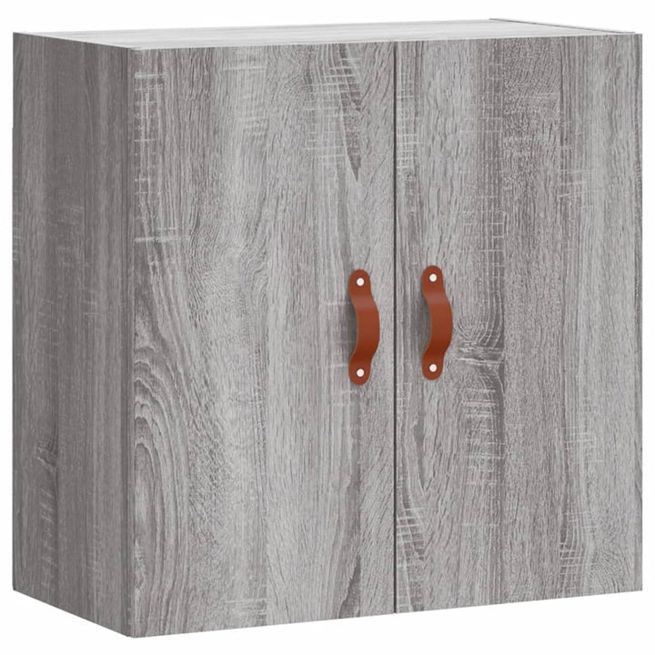 vægskab 60x31x60 cm konstrueret træ grå sonoma-eg