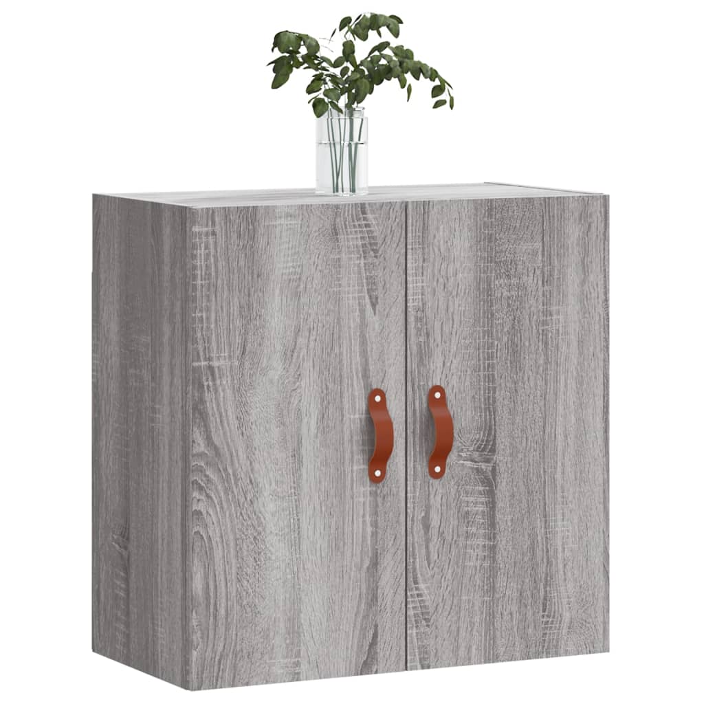 vægskab 60x31x60 cm konstrueret træ grå sonoma-eg