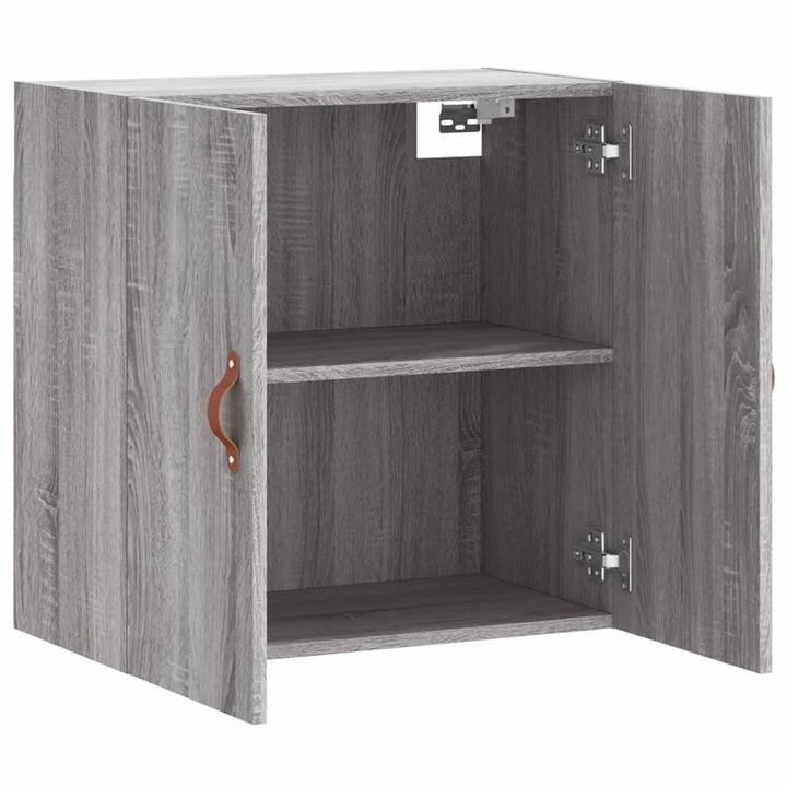 vægskab 60x31x60 cm konstrueret træ grå sonoma-eg