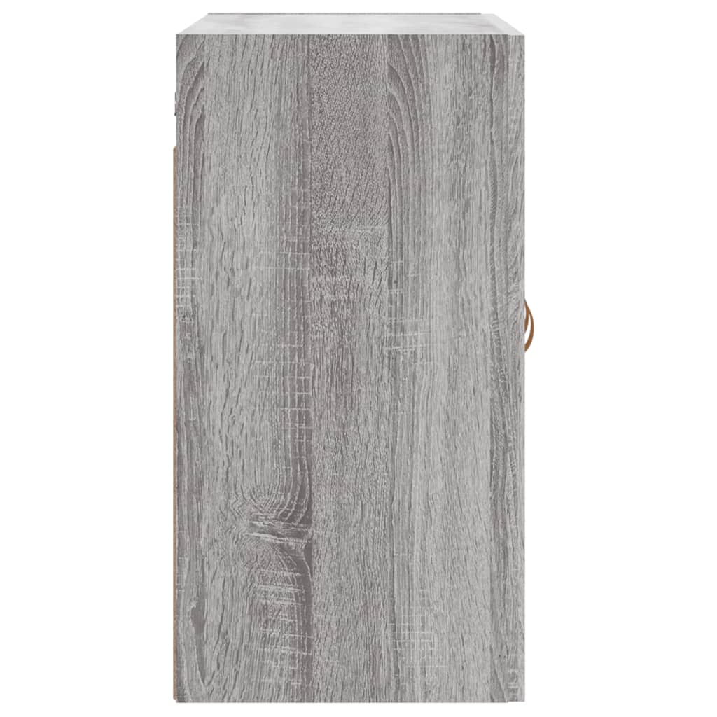 vægskab 60x31x60 cm konstrueret træ grå sonoma-eg