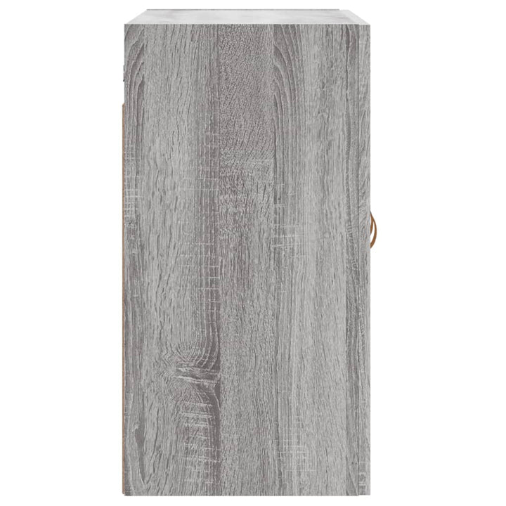 vægskab 60x31x60 cm konstrueret træ grå sonoma-eg