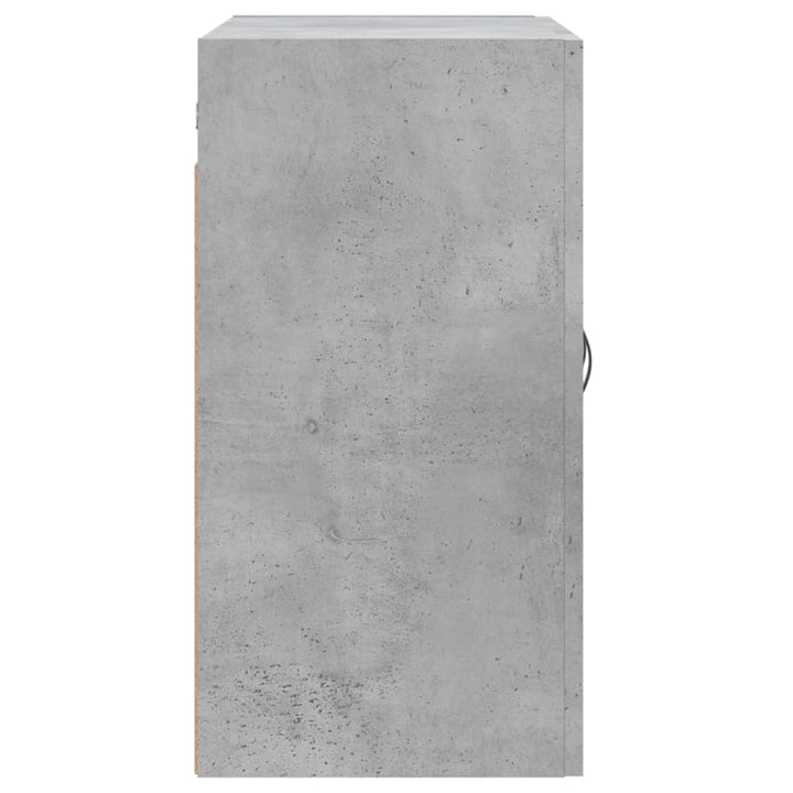 vægskab 60x31x60 cm konstrueret træ betongrå