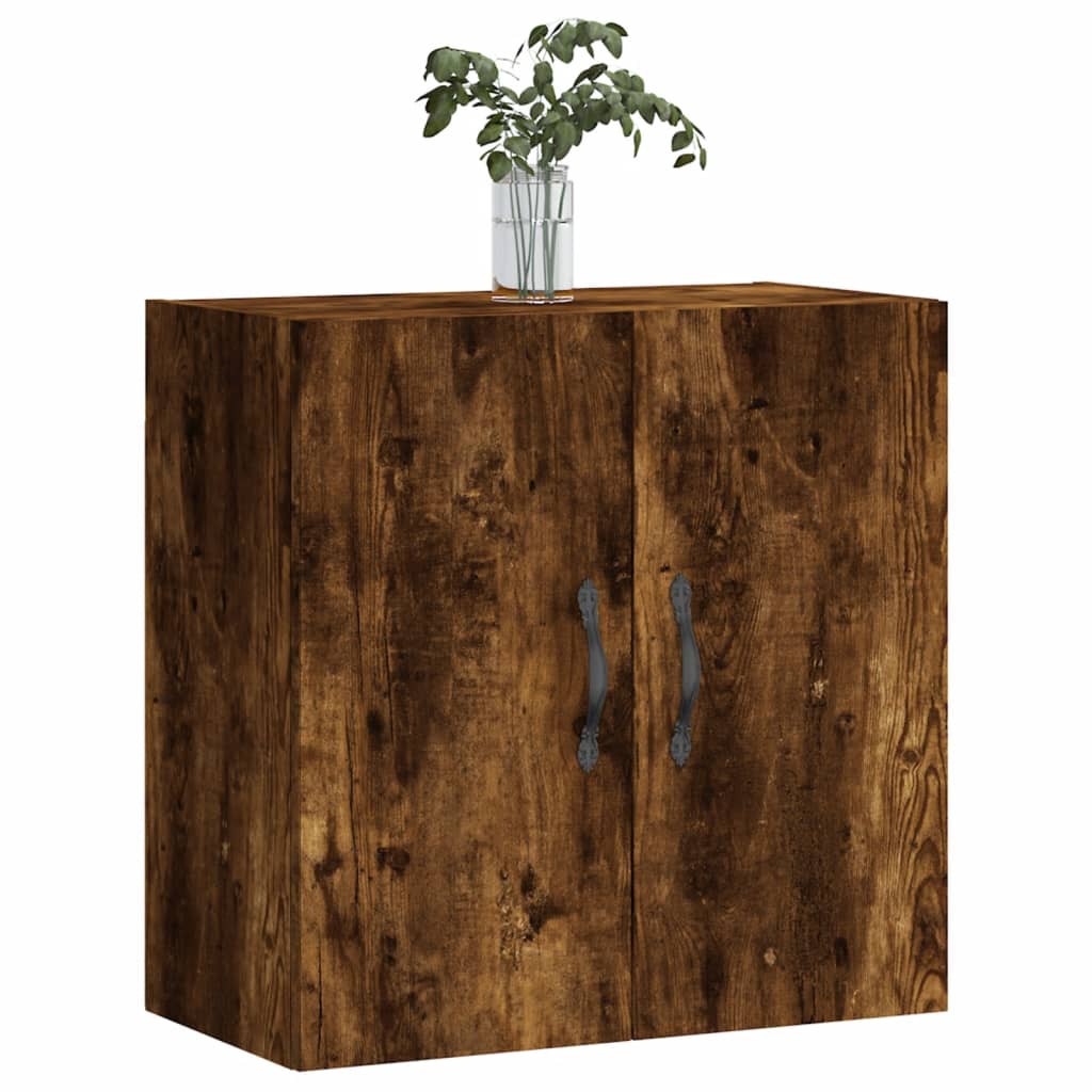 vægskab 60x31x60 cm konstrueret træ røget egetræsfarve