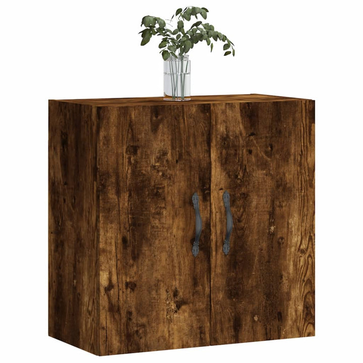 vægskab 60x31x60 cm konstrueret træ røget egetræsfarve