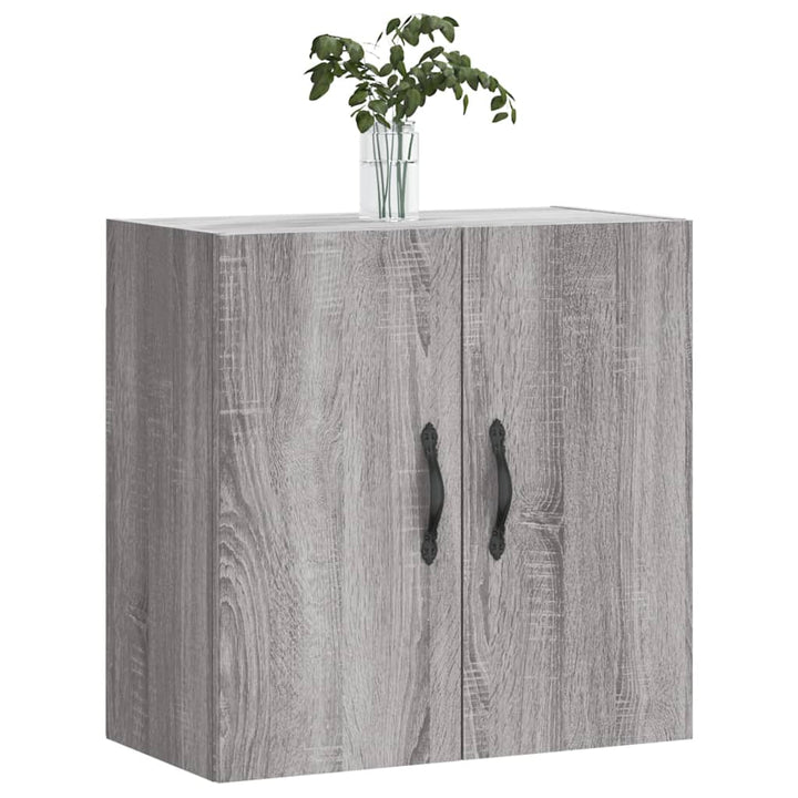 vægskab 60x31x60 cm konstrueret træ grå sonoma-eg