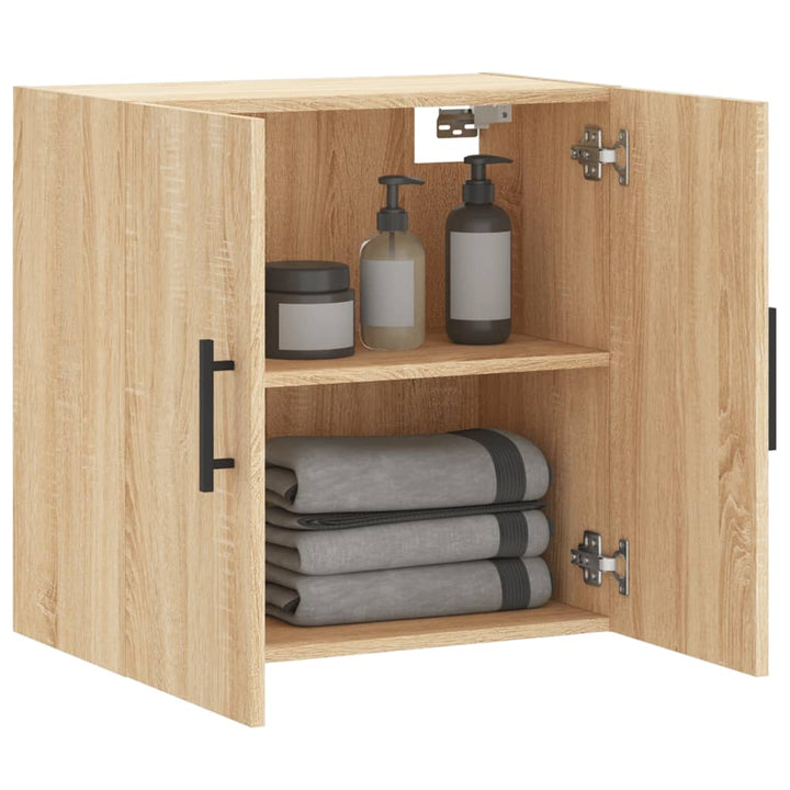 vægskab 60x31x60 cm konstrueret træ sonoma-eg