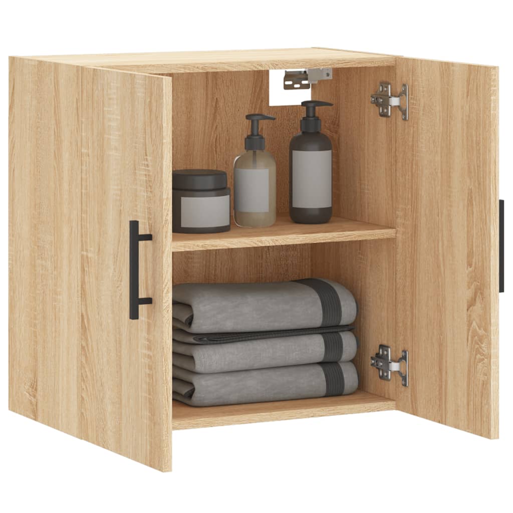 vægskab 60x31x60 cm konstrueret træ sonoma-eg