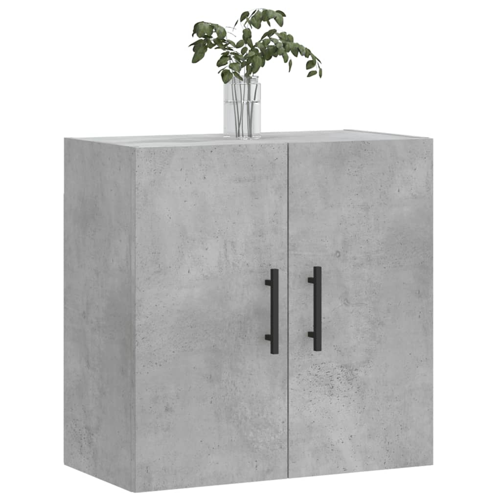 vægskab 60x31x60 cm konstrueret træ betongrå