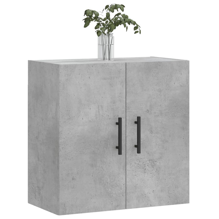 vægskab 60x31x60 cm konstrueret træ betongrå