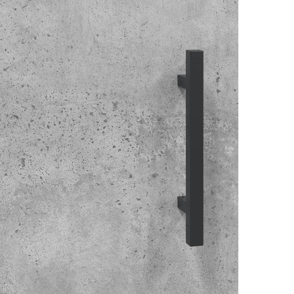 vægskab 60x31x60 cm konstrueret træ betongrå
