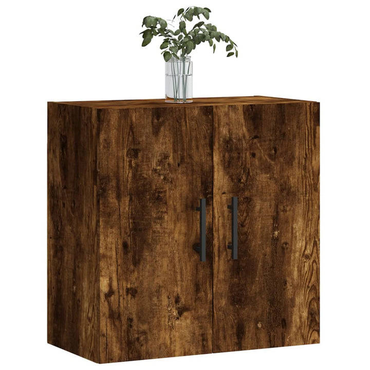 vægskab 60x31x60 cm konstrueret træ røget egetræsfarve