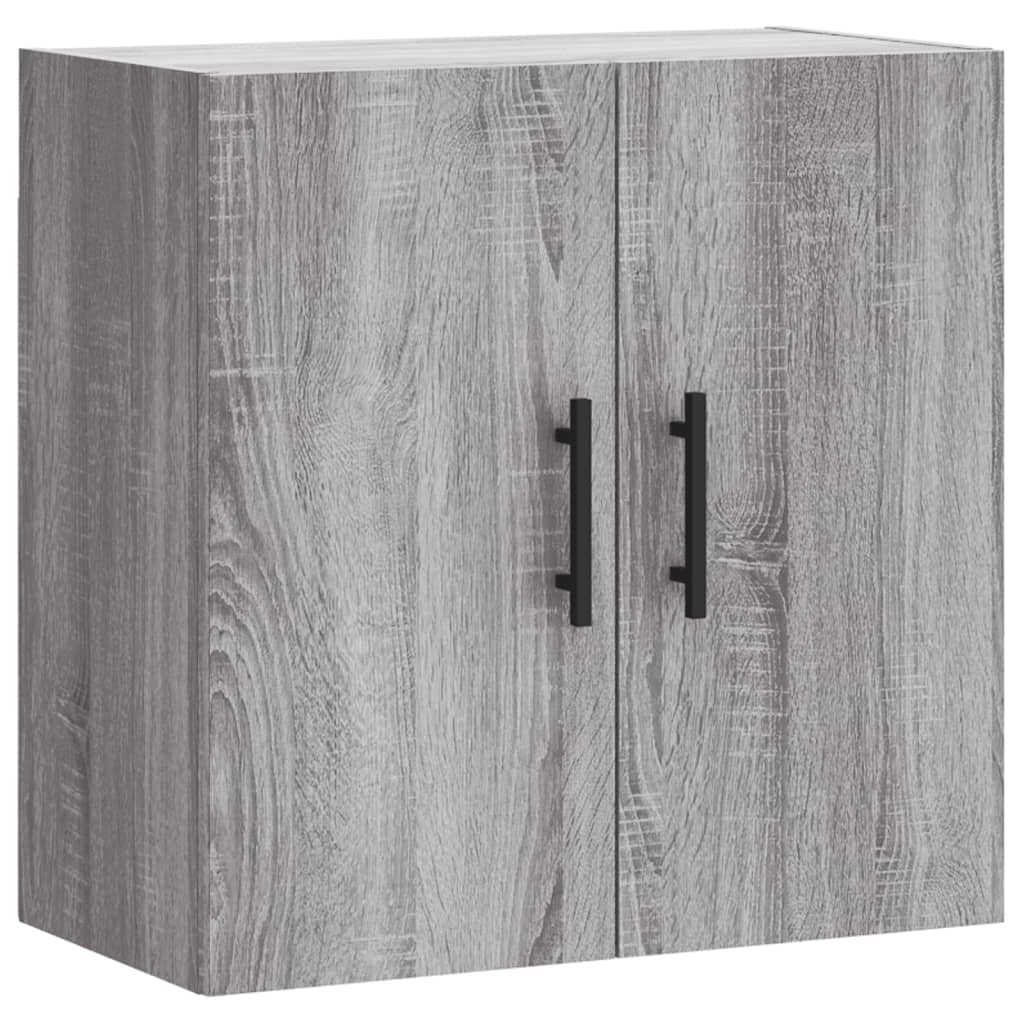 vægskab 60x31x60 cm konstrueret træ grå sonoma-eg