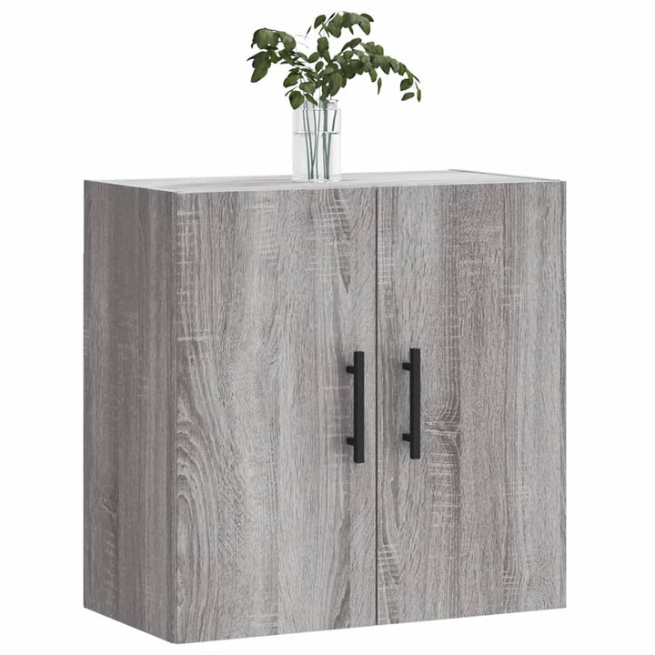 vægskab 60x31x60 cm konstrueret træ grå sonoma-eg