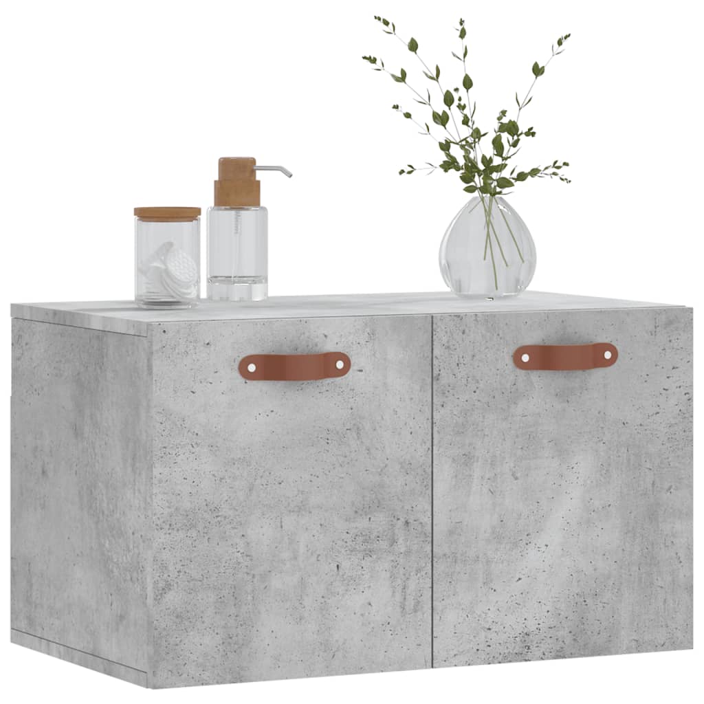 vægskab 60x36,5x35 cm konstrueret træ betongrå