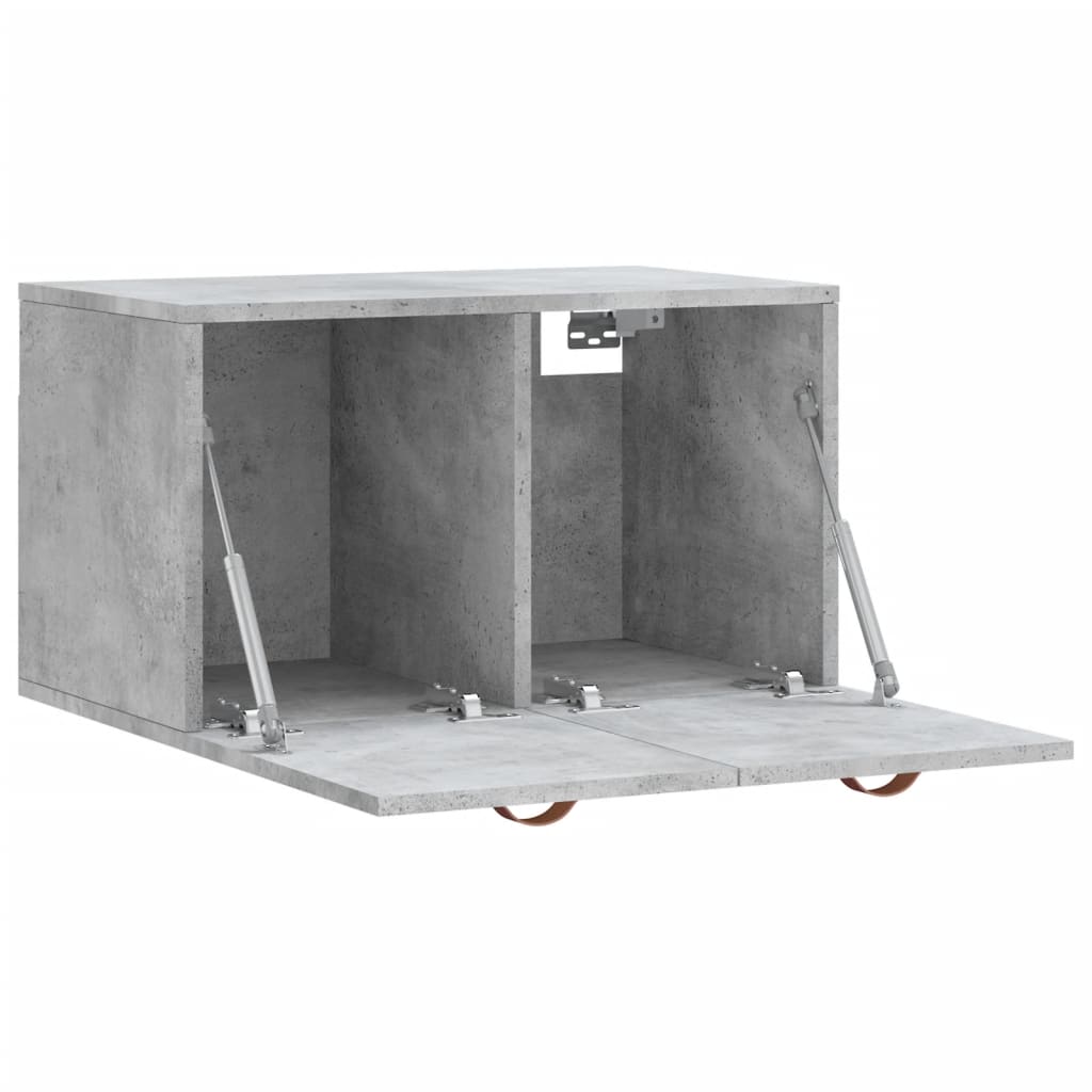 vægskab 60x36,5x35 cm konstrueret træ betongrå