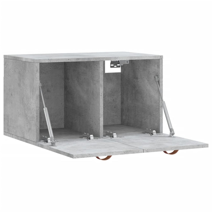 vægskab 60x36,5x35 cm konstrueret træ betongrå