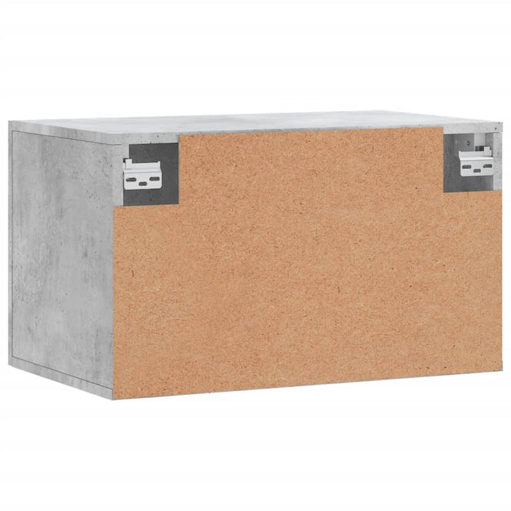 vægskab 60x36,5x35 cm konstrueret træ betongrå