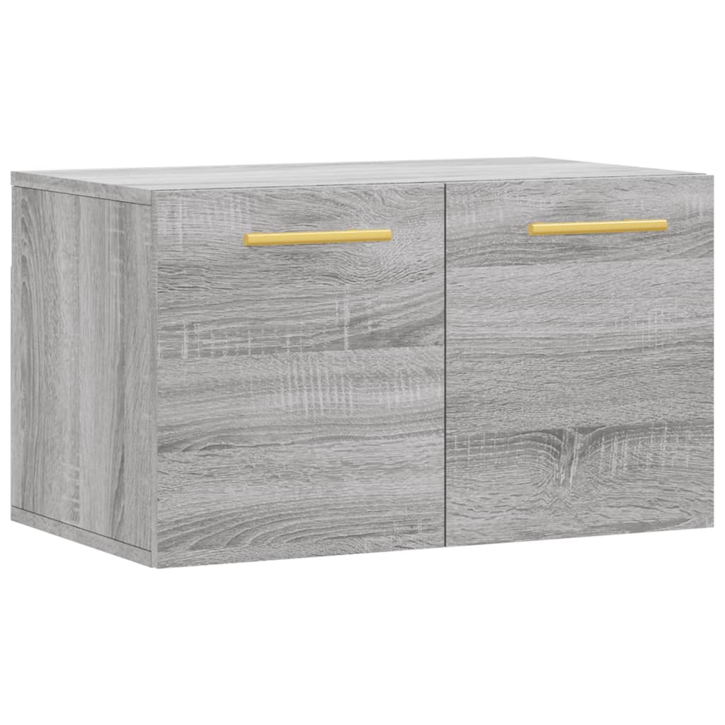 vægskab 60x36,5x35 cm konstrueret træ grå sonoma-eg