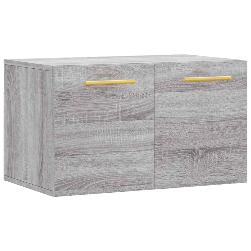 vægskab 60x36,5x35 cm konstrueret træ grå sonoma-eg