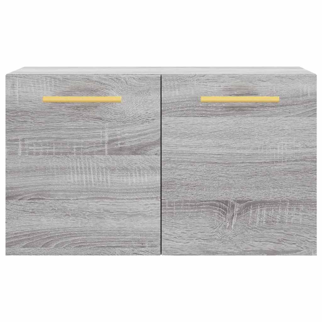 vægskab 60x36,5x35 cm konstrueret træ grå sonoma-eg