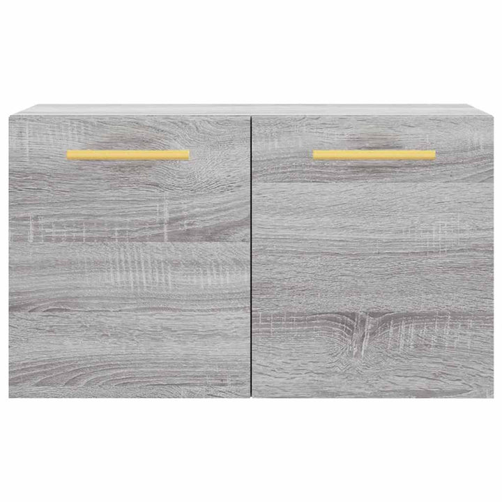 vægskab 60x36,5x35 cm konstrueret træ grå sonoma-eg