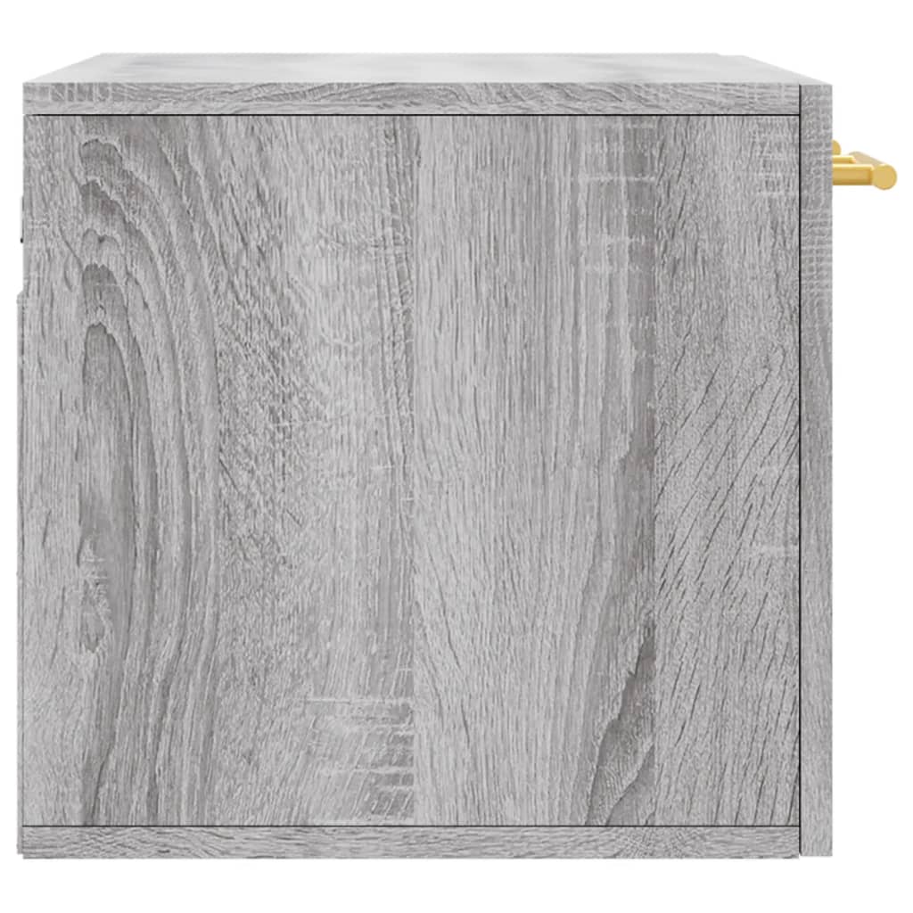 vægskab 60x36,5x35 cm konstrueret træ grå sonoma-eg
