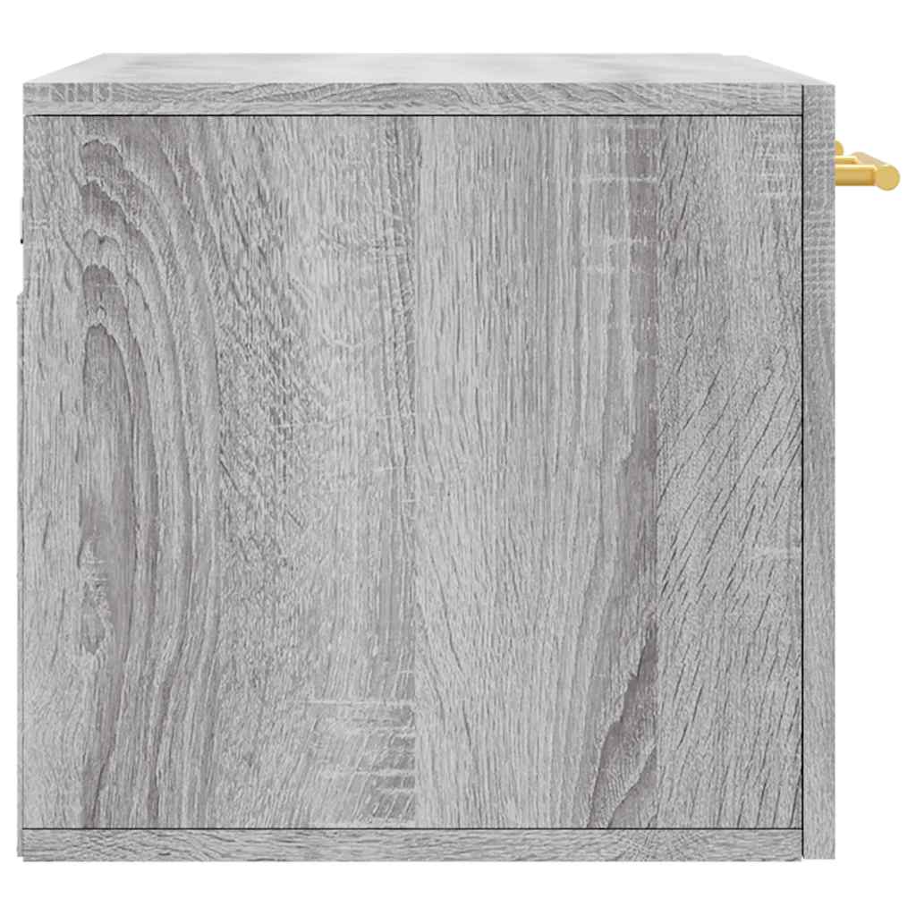 vægskab 60x36,5x35 cm konstrueret træ grå sonoma-eg