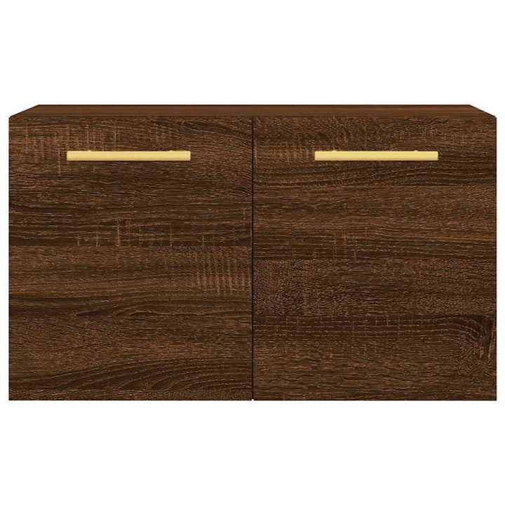 vægskab 60x36,5x35 cm konstrueret træ brun egetræsfarve