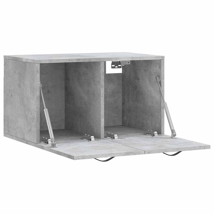 vægskab 60x36,5x35 cm konstrueret træ betongrå